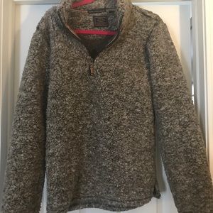 Vintage 1946 Washed Stoned &Beaten Sherpa Pullover